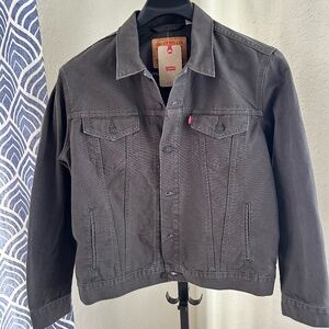 Men's Levi's Trucker Denim Jacket L NWT Gray